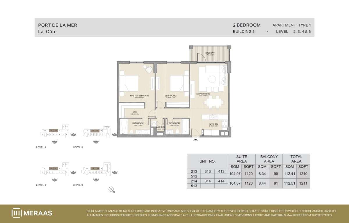 Type 1 - Unit 213,214,313,314,413,414,512,513